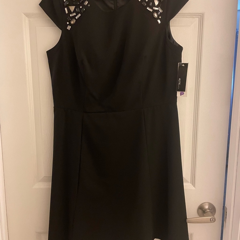 1017 ALYX 9SM Black Sheath Cut Out Mini Dress